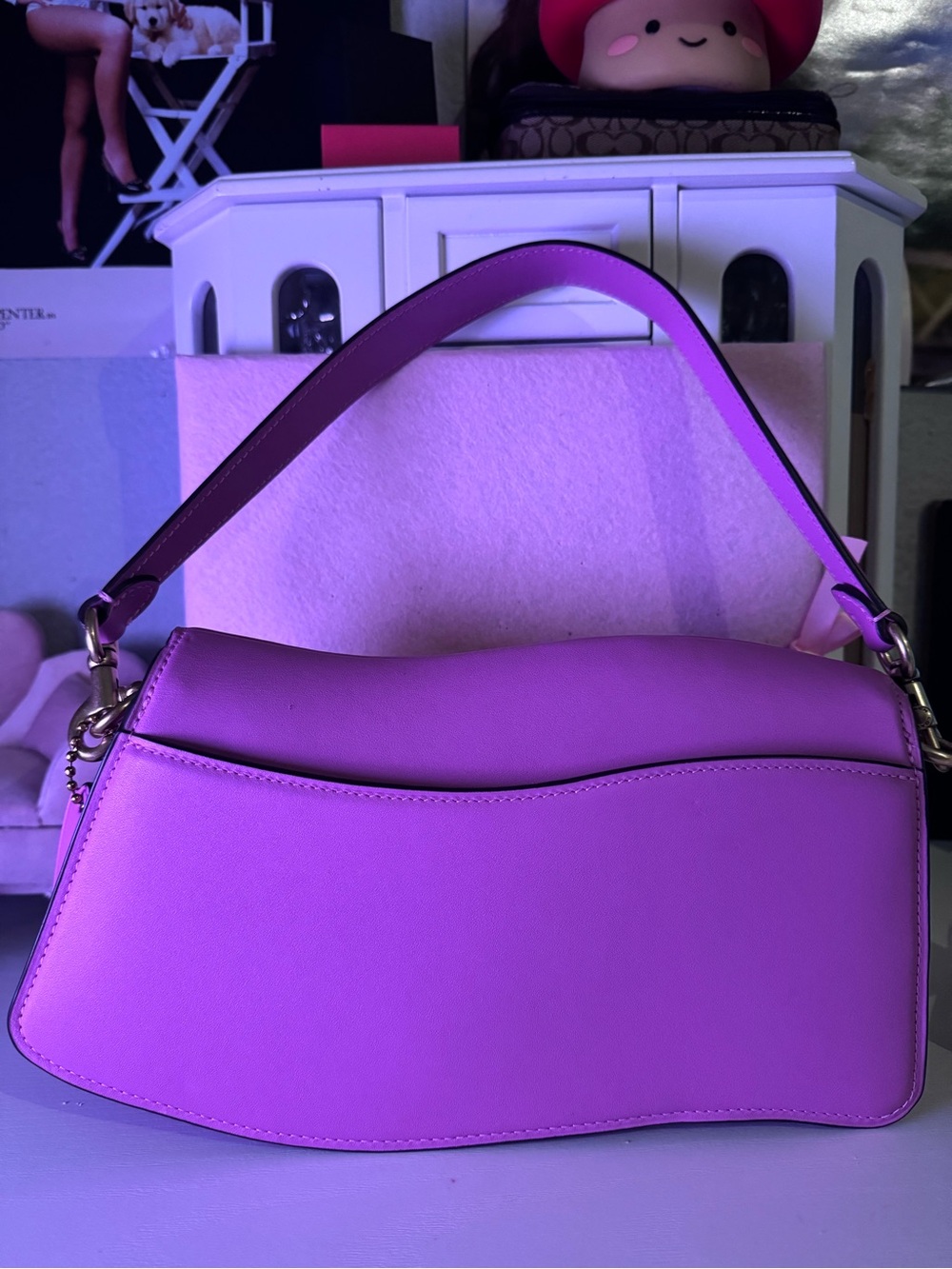 Coach Twisted Tabby Pink Bag - Picture 2 of 10
